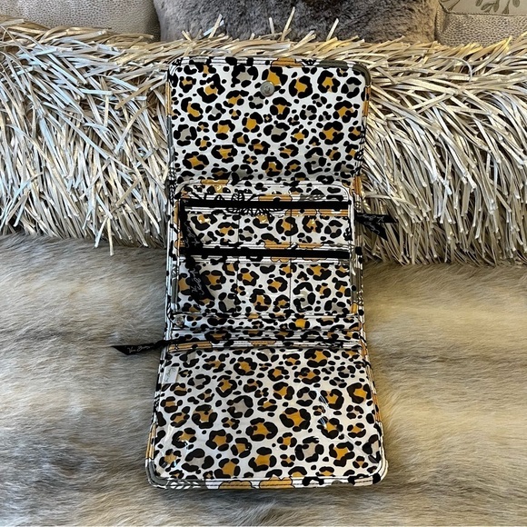 VERA BRADLEY Go Wild Travel Jewelry Case Folio Book Yellow Black White 2013 - Picture 5 of 16